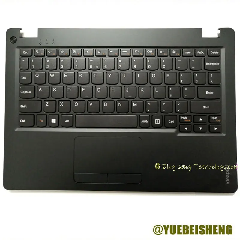 

YUEBEISHENG NEW For Lenovo ideapad 110S-11 110S-11IBR Palmrest US keyboard Upper Cover Touchpad ,5CB0M53660