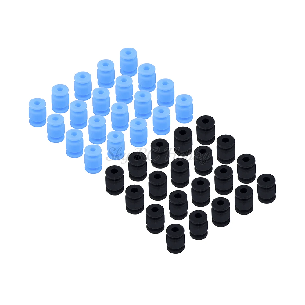 20PCS 40PCS Anti-vibration Rubber Shock Absorber Ball Suspension ball Shock Damping Ball for RC FPV Camera / Flight controller