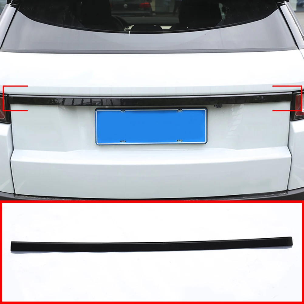 

Car Accessory ABS Chrome+Gloss Black Rear Trunk Lid Trim Strip Car-Styling for Land Rover Range Rover Evoque 2012-2019 Hot Sale