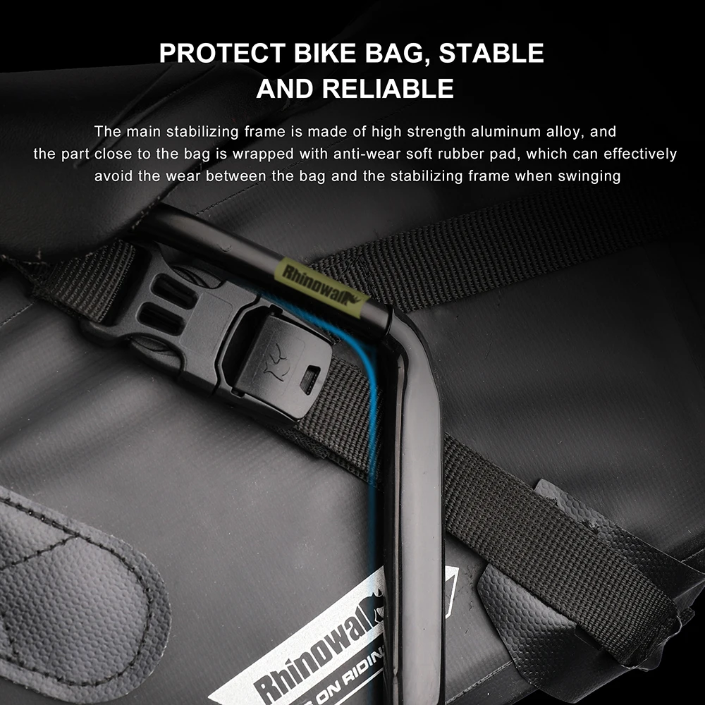 Stabilisateur de sacoche de selle de vélo | Support Stabilisateur De Sacoche De Selle | Support de Porte-Bidon Vélo | stabilisateur de montage de sac de siège arrière de vélo