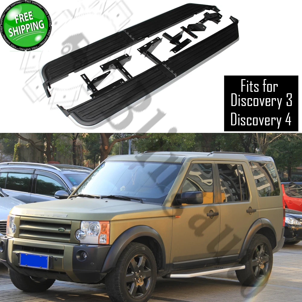 

Fits for Land-Rover Discovery 3 LR3 Discovery 4 LR4 Aluminium running board side Nerf step bar car pedal protector