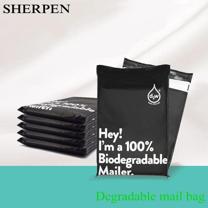 

SHERPEN Compostable Poly Mailer Bag Bio Degradable Packing Express Self-adhesive Delivery Postal Wrap Plastic Shipping Envelope