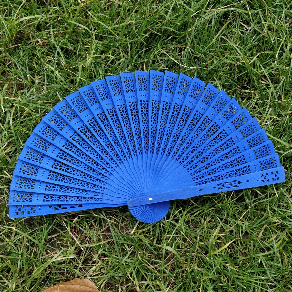 Multi-Color Personalized Chinese Folding Fan, Retro Custom, Wedding Gift, Home Decoration, Party Return Gift, Organza Bag