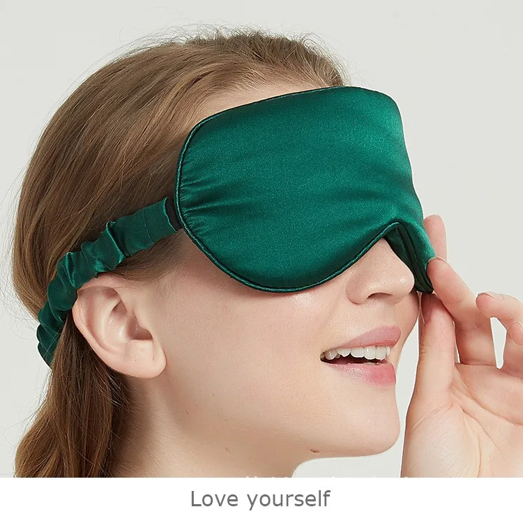 

Adjustable Elastic 19m Silk Eye Mask Mulberry Silk Eye Mask Shading Sleeping Silk Eye Mask