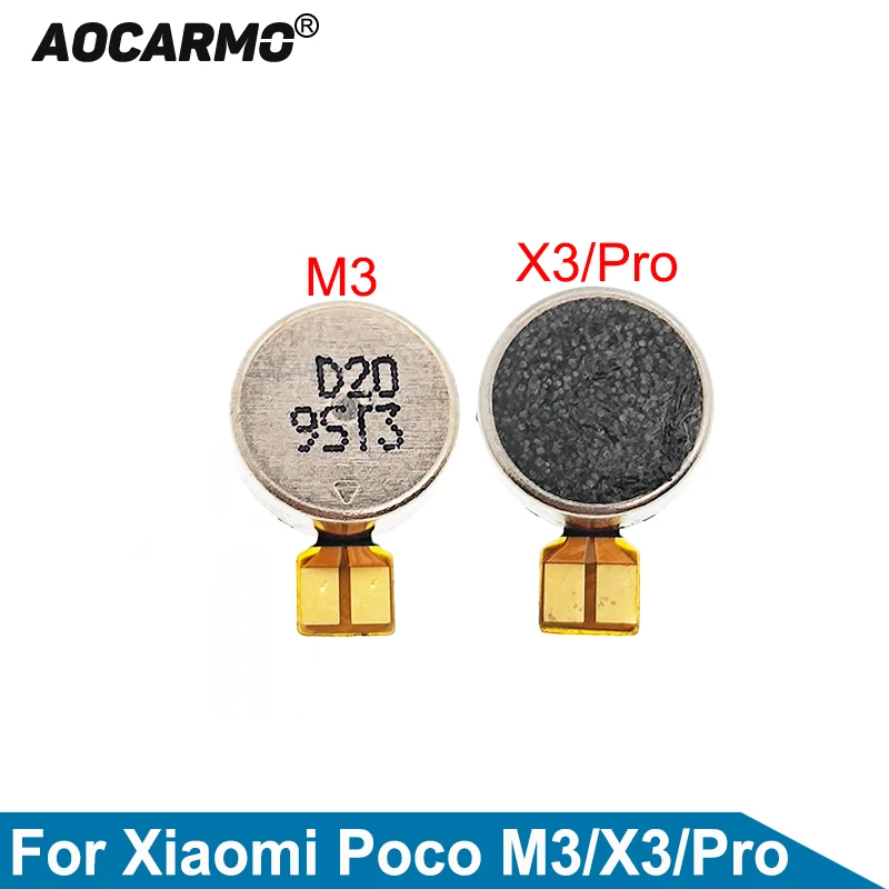Aocarmo Vibrator Module Ribbon Flex Cable Motor Vibration For Xiaomi POCO M3 / X3 / X3Pro Replacement Parts