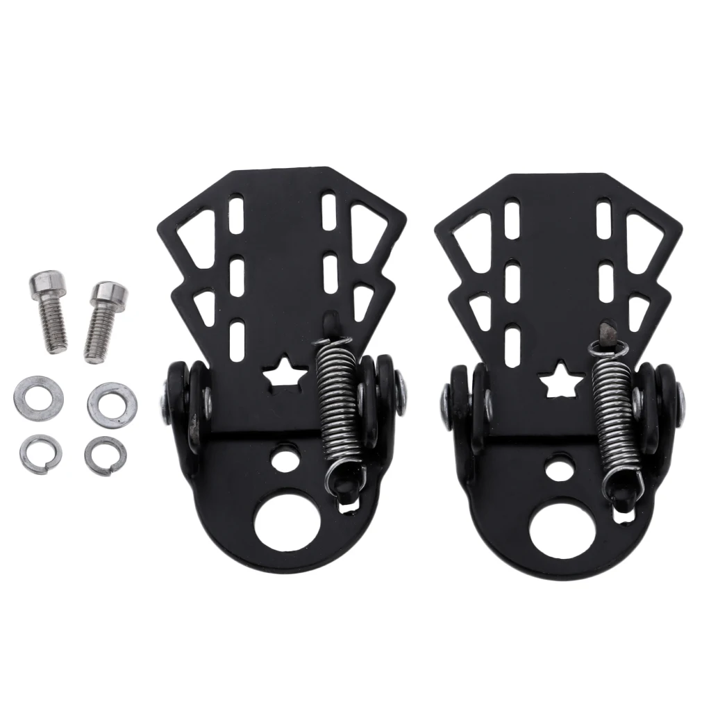 

1 Pair Bike Pedals, Rear Seat Foldable Footrest Pedals for Muntain Bike Bicycle Accessories,Black