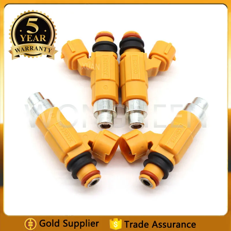 4PCS Flow Tested Fuel Nozzle 63P-13761-00-00 CDH275 For Y amaha Outboard 150 HP Fuel Injectors