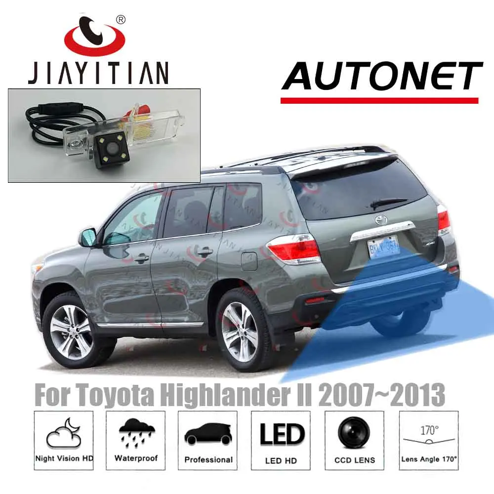 

JiaYiTian rear view camera For Toyota Highlander 2011 Kluger XU40 2007~2013 CCD Night Vision Reverse camera License plate camera