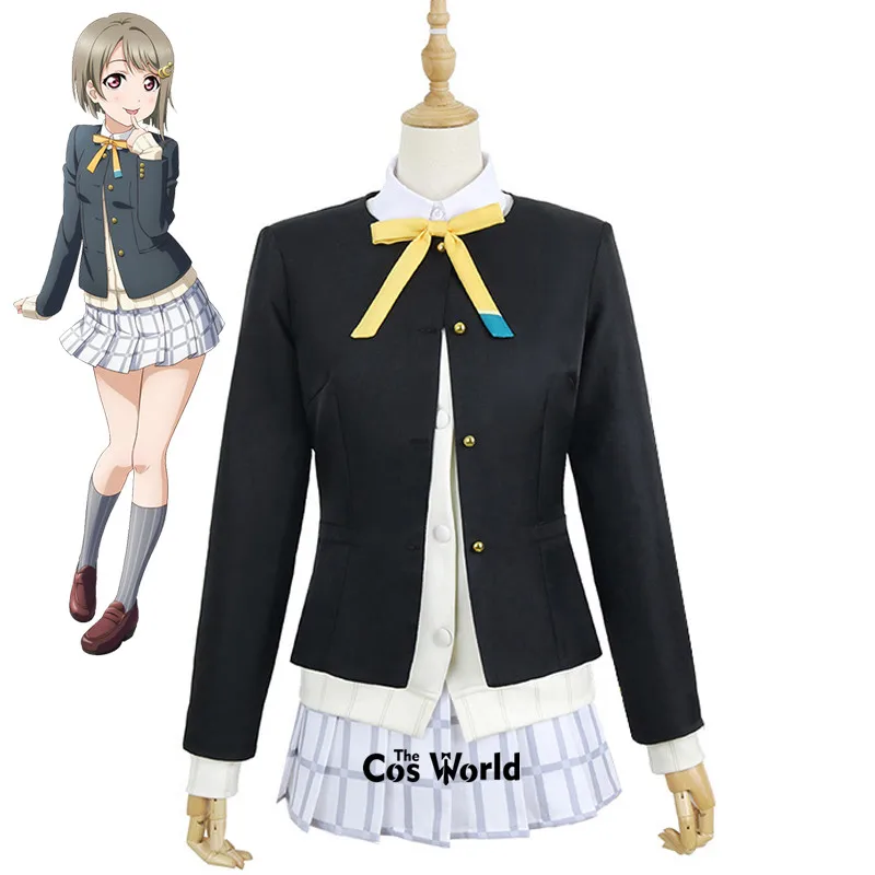 

Love Live! Nijigasaki High School Idol Club Nakasu Kasumi School Uniform Outfit Anime Customize Cosplay Costumes