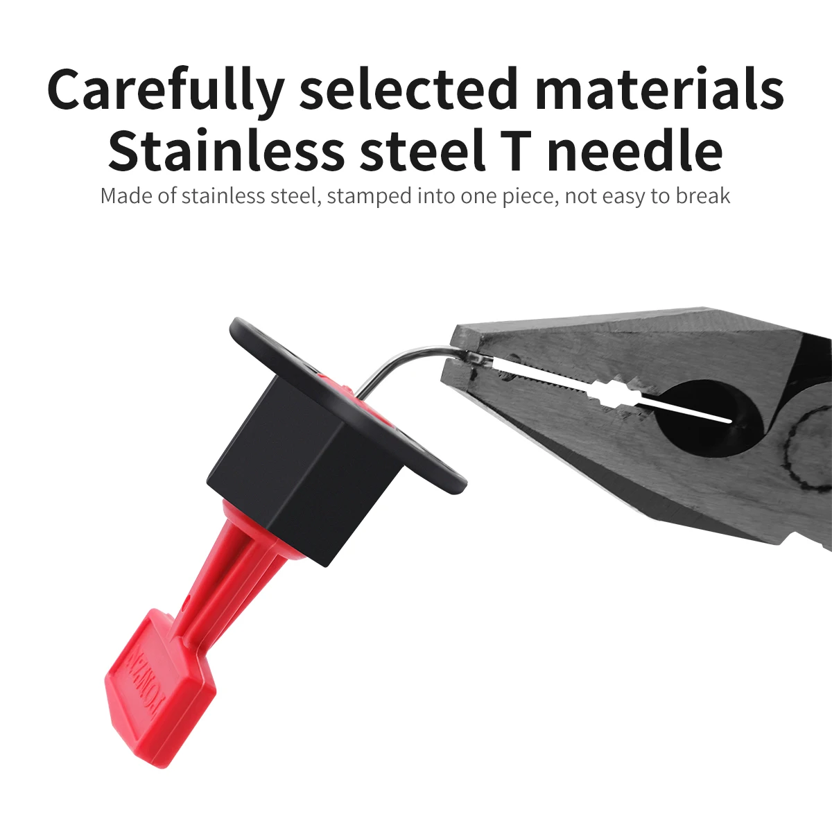 50pcs/set Reusable Tile Leveling System Adjustable Locator Plier Level Wedges Anti-Lippage Tile Leveling Alignment Wedges Spacer