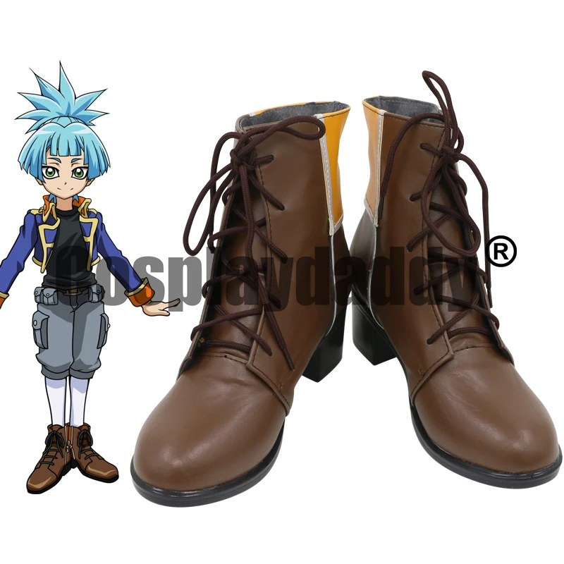 Yu-Gi-Oh! ARC-V Duel Academy Fusion Dimension Shiun'in Sora Perse Shiunin Anime Cosplay Shoes Boots C006