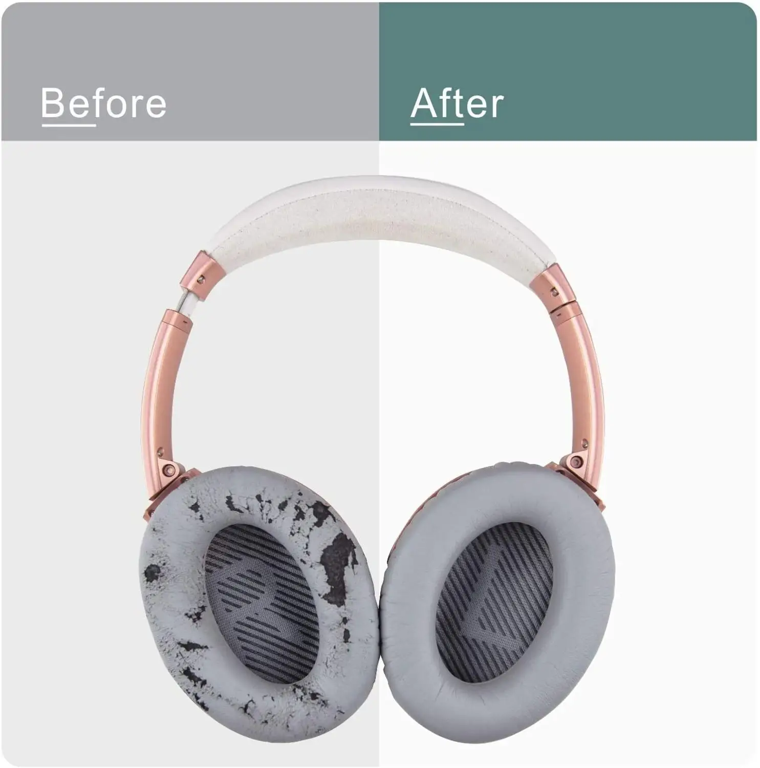 Сменные амбушюры qc35 для наушников Bose Calm Comfort 35, совместимы с тихим чехлом Comfort 35 ii (серый)