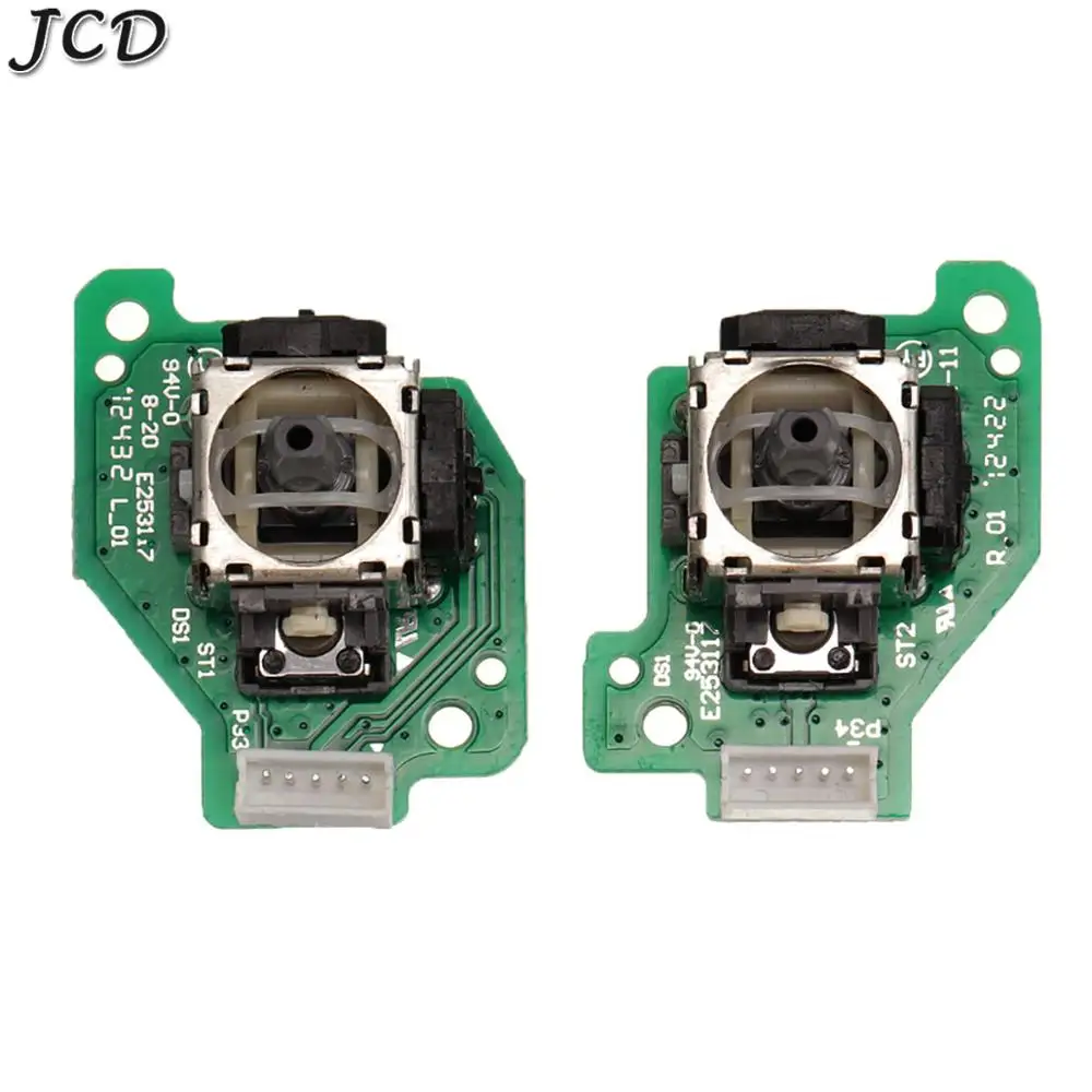 JCD Right Left Analog Joystick Thumb Stick Sensor Module with PCB Board For Wii U Gamepad WiiU Pad Controller