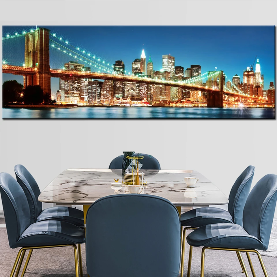 Large size 5d DIY Diamond Painting New York night view Full Square round Drill Cross Stitch Diamond Embroidery sale EE2143