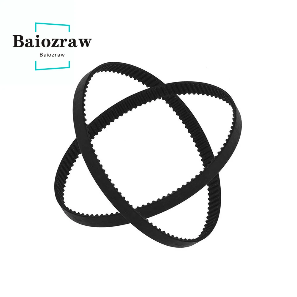 3D Printer Belt T2.5 Closed-Loop Rubber Timing Belt Width 6mm Perimeter 160mm 480mm 780mm Closed-Loop Rubber