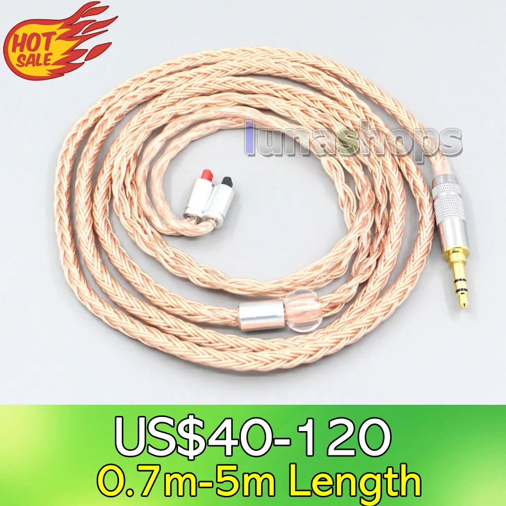 

LN006757 2.5mm 4.4mm 16 Core 99% 7N OCC Earphone Cable For Audio-Technica ATH-IM50 IM70 ath-IM01 ath-IM02 ath-IM03 ath-IM04