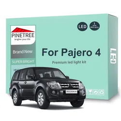 15Pcs Led Interior Light Kit For Mitsubishi Montero Shogun Pajero 4 V80 V93 V97 V98 2007-2020 Led Bulbs Canbus No Error