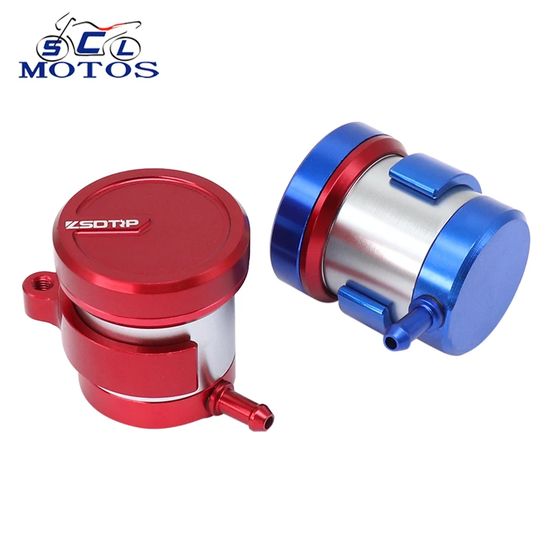 Sclmotos- Universal Motorcycle Brake Fluid Reservoir Clutch Cylinder Tank Oil Fluid Cup for Honda for Yamaha for Suzuki Race