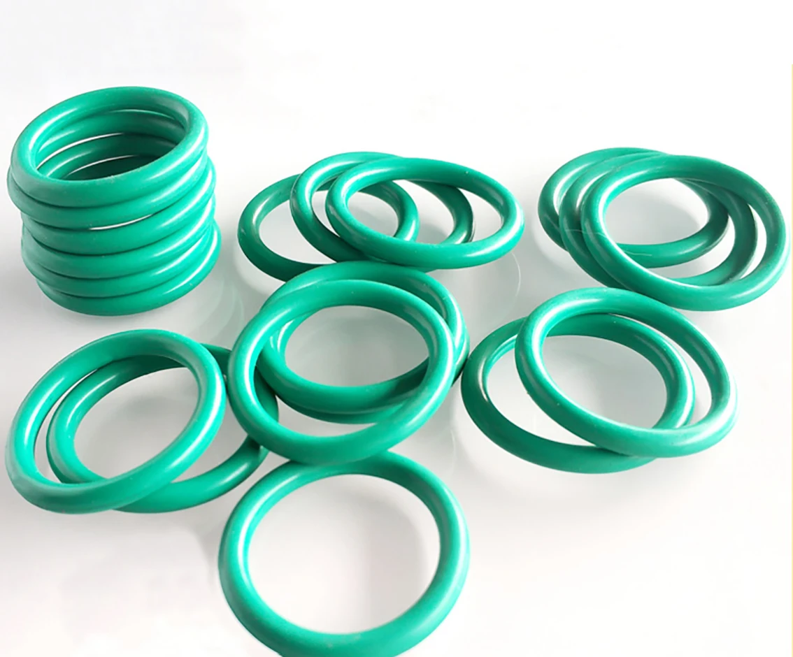 CS 3.55mm Wire Diameter Green/Brown FKM O Rings ID 6-100mm Fluorine Rubber O Rings Gaskets Seals Washer