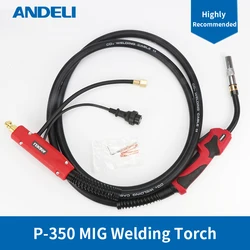 ANDELI Mig Welding Accessories Panasonic Style 3M P-350 Mig Welding Torch MIG Gun Welder Torch for Welding Machine