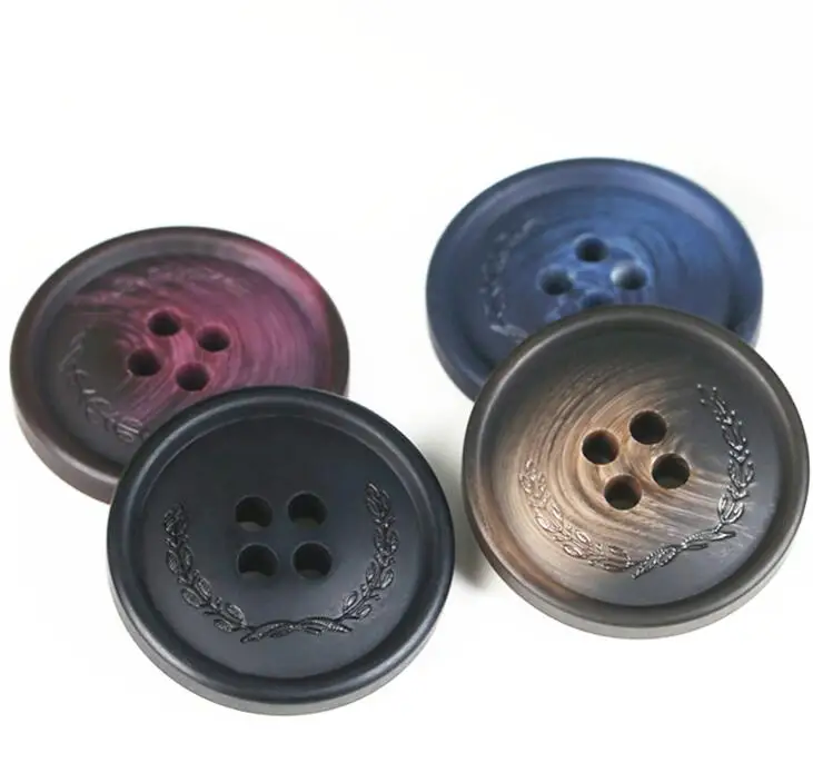 50pcs new man Resin Top coat buckle windbreaker button suit button