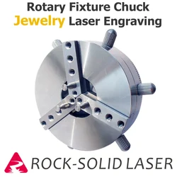 Rotary Chuck for Laser Spring Loaded Rotate Jig For Jewelry Ring Gripper Fixture Claw Fiber Marking Engraving Machine Parts