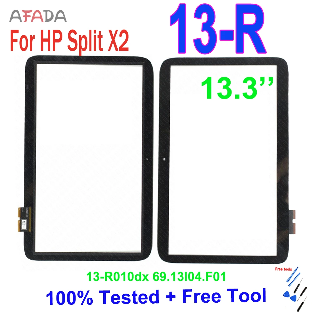 

13.3" Front Glass Digitizer For HP Split X2 13R 13-R010dx 69.13I04.F01 Touch Screen Glass Panel Replacement