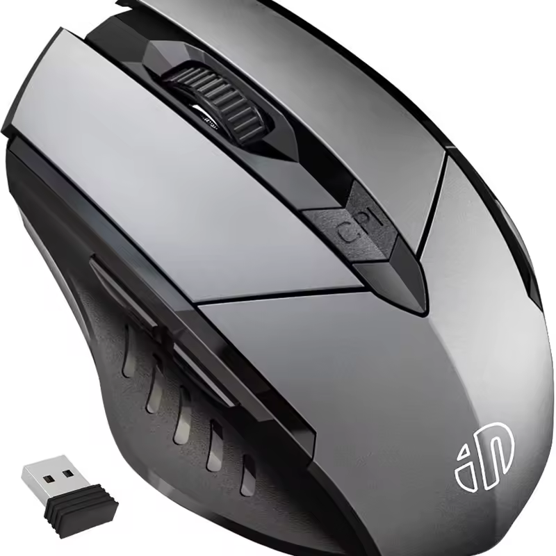 Перезаряжаемая Bluetooth-совместимая мышь 2.4G INPHIC PM6 Беспроводная мышь Многорежимная офисная поддержка Поддержка ПК Ноутбук Планшет Смартфон