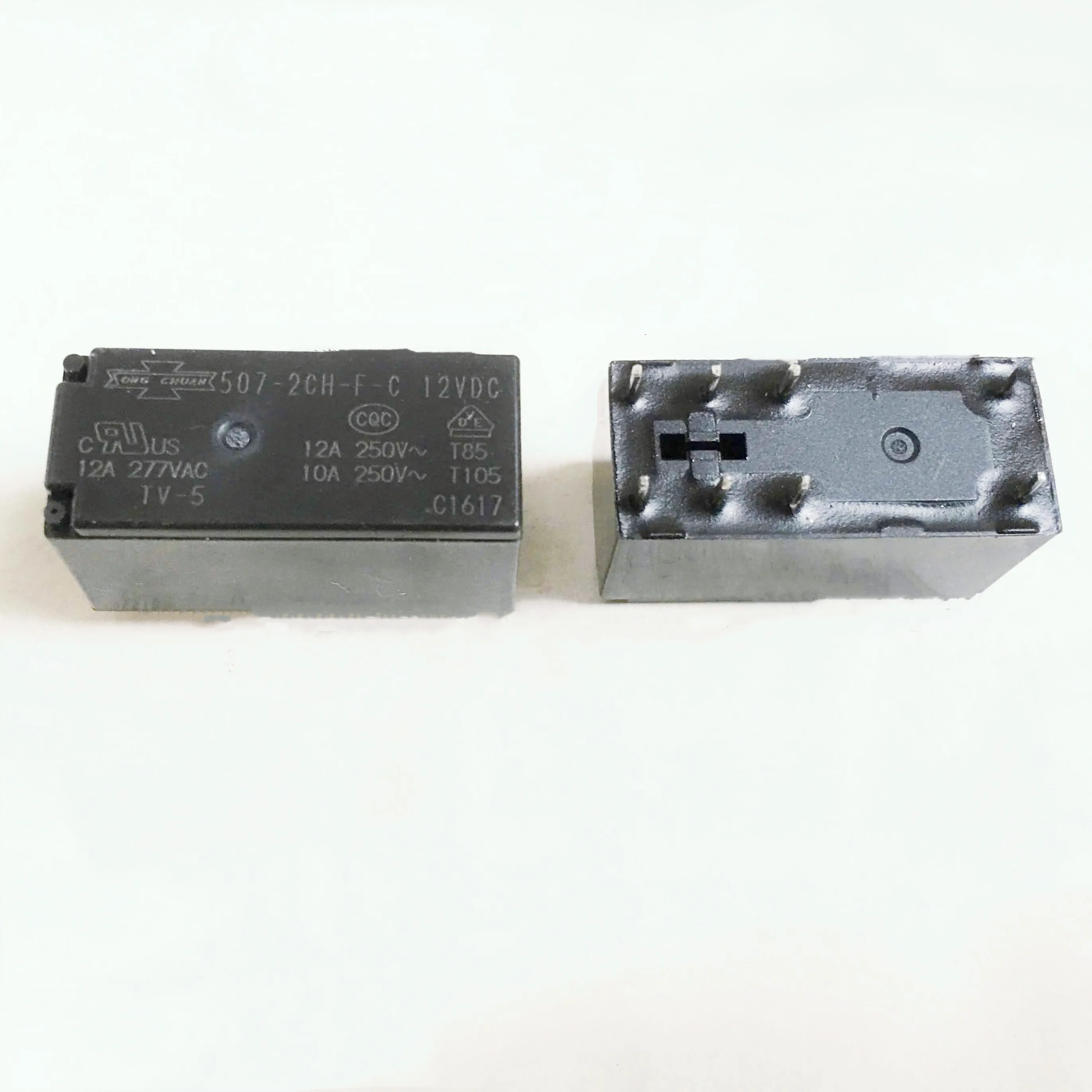 

10PCS/LOT 100%Original New Relay 507-2CH-F-C-12VDC 507-2CH-F-C-24VDC 507-2CH-F-C 12VDC 507 2CH F C 12V 24V 12A 8PIN