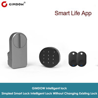 Smart Lock GIMDOW Password Lock Hotel Apartment Intelligent Sticker Installation Bluetooth-compatible Electronic Lock