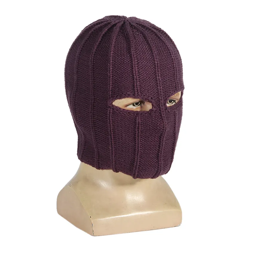 Zemo Halloween Cosplay Mask Gifts Full Head Face Mask Knitted Headgear Scary Solider Headwear Movie Props Takerlama
