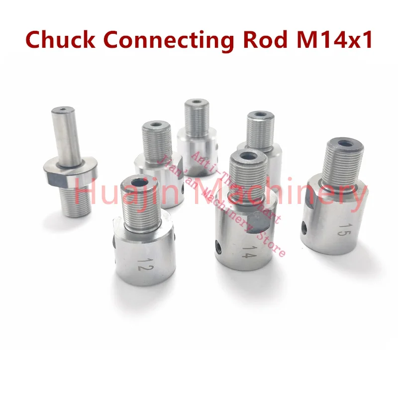 1pc 6/8/10/12/14/15mm Adapter M14*1 Connecting Rod Connector Bushing for Lathe Chuck Non-metal Cutting Wide Clamping DIY