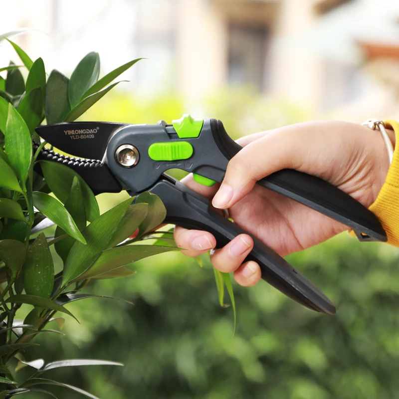 Garden steel pruning shears home fruit tree potted greening durable labor-saving tools orchard home gardening pruning