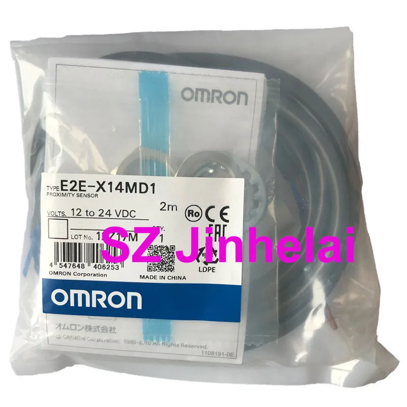 Imagem -03 - Omron-dc Sensor de Proximidade Atual Original Autêntico 1224v dc E2e-x14md1 E2e-x14md1-z E2e-x14md2 E2e-x14md1s-z 2m