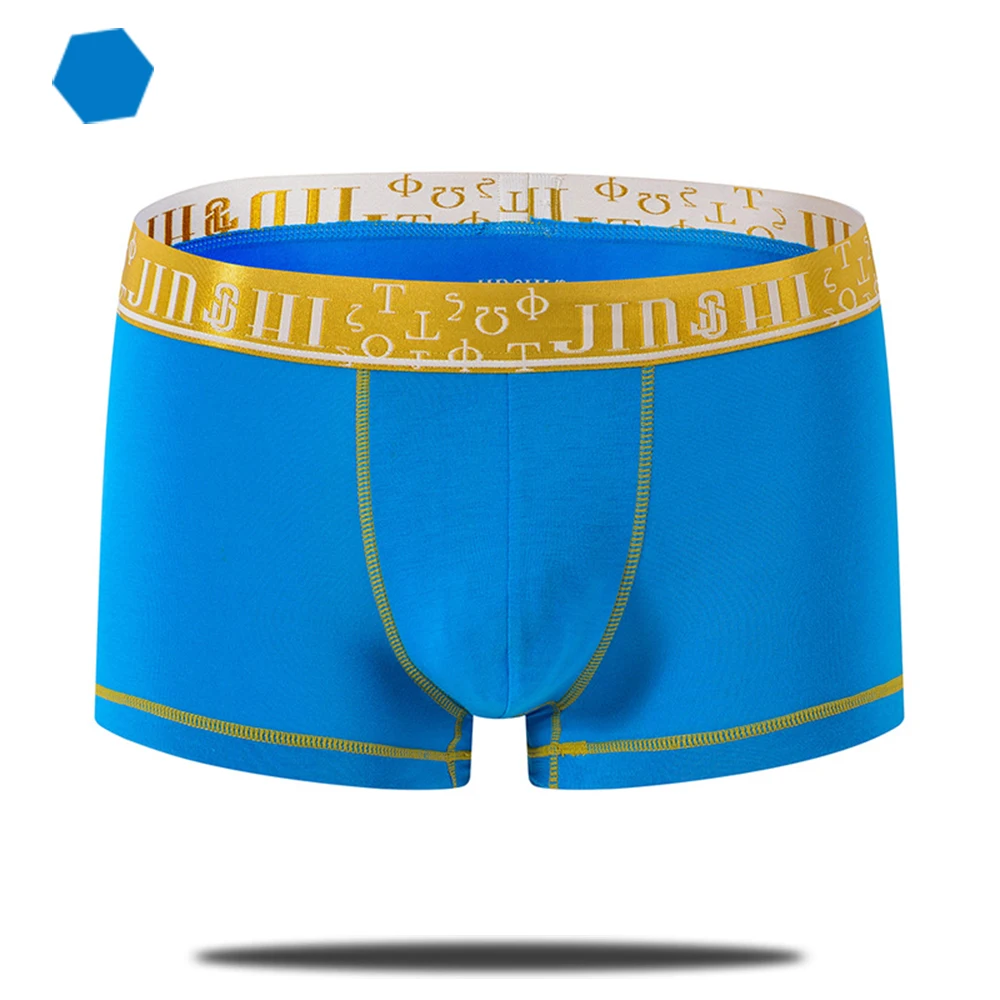 Mode Männer Komfortable Sexy Boxer Briefs Solide Farbe Flex Bund Shorts Boxer Männlichen Höschen Unterhose Slip