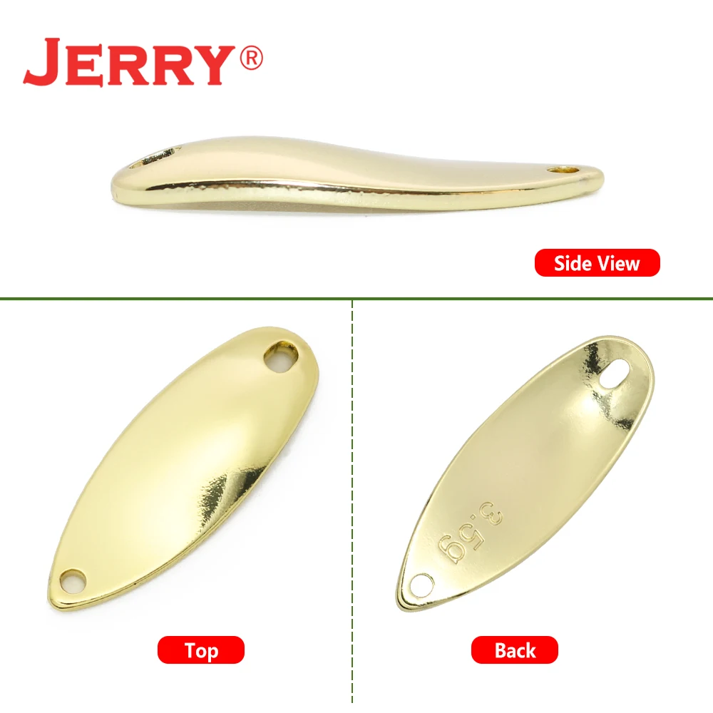 Jerry Cucharas Giratorias sin Pintar – Señuelos para Trucha - imagen 5