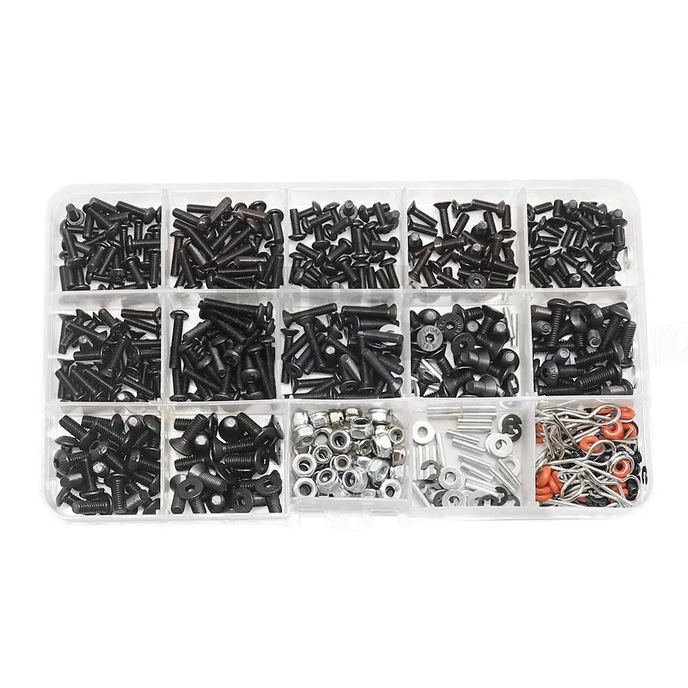 

Screws Box Set For 1/10 Hsp Traxxas Trx-4 Trx6 Tamiya Cfx Mst Hpi Kyosho D90 Scx10 Axial D110 Yikong Remote Control Rc Car Parts