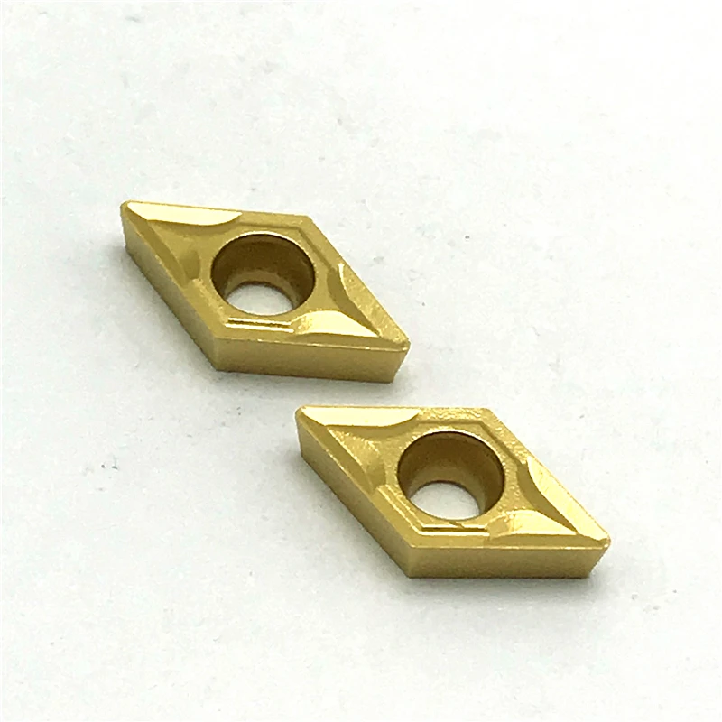 DCMT070204 US735 الداخلية تحول أداة كربيد إدراج DCMT 070204 عدة المخرطة عالية الجودة تحول إدراج