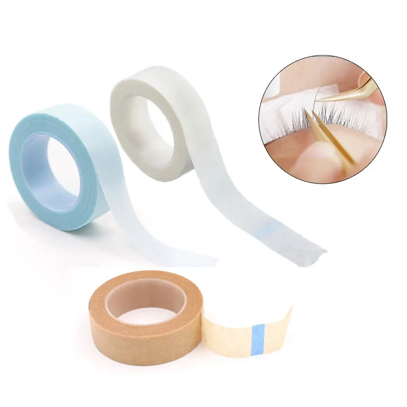 5 Rolls Breathable Eyelash Extension Tape Lint Free Under Eye Pads Grafted Lashes Non-woven Sticker Patches Makeup Tools