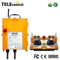 Telecontrol  2-axis 5 speed double wireless  joystick radio remote control F24-60 for tower crane  concrete pump vehicle