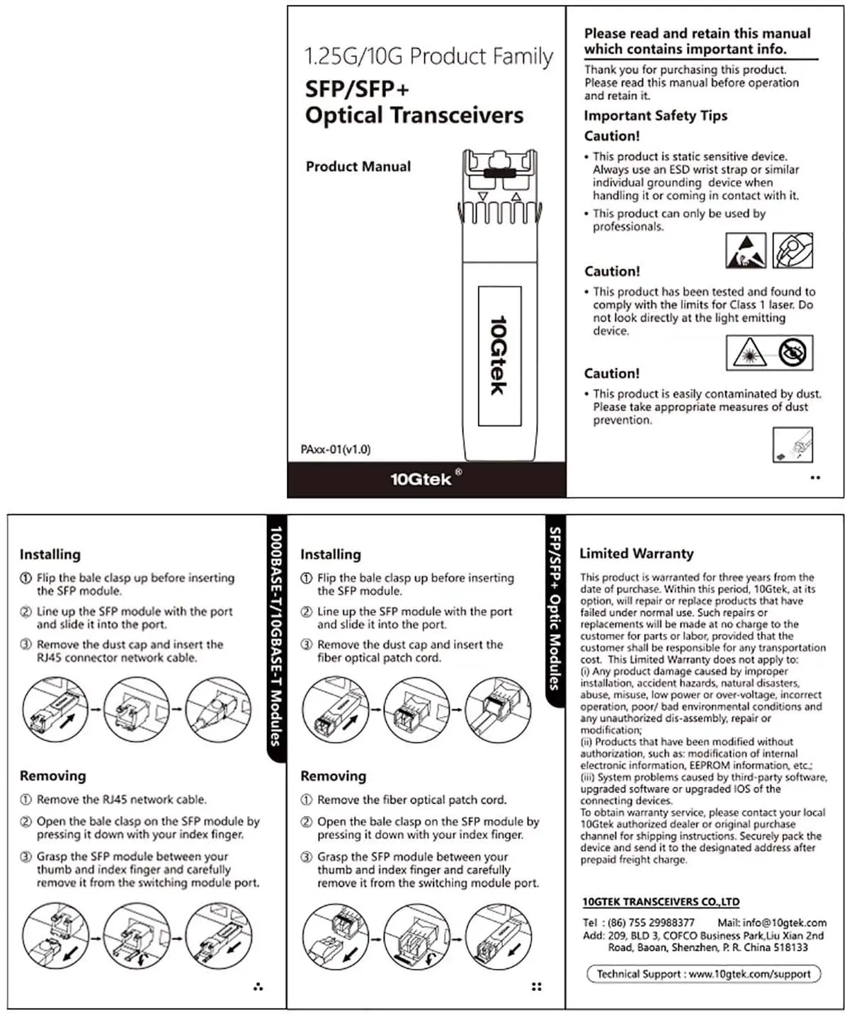 Imagem -05 - Transceptor 10gbase-t Sfp Mais Transceptor 10g t 10g Cobre Rótulo Sfp Mais Cat.6a até 30 Metros Compatível