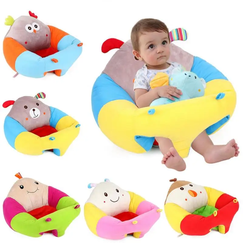 Coprisedile di supporto per divano per bambini sedia in peluche divano per seggiolino per bambini cartone animato seggiolino per neonato sedia cuscino per auto divano cuscino in peluche