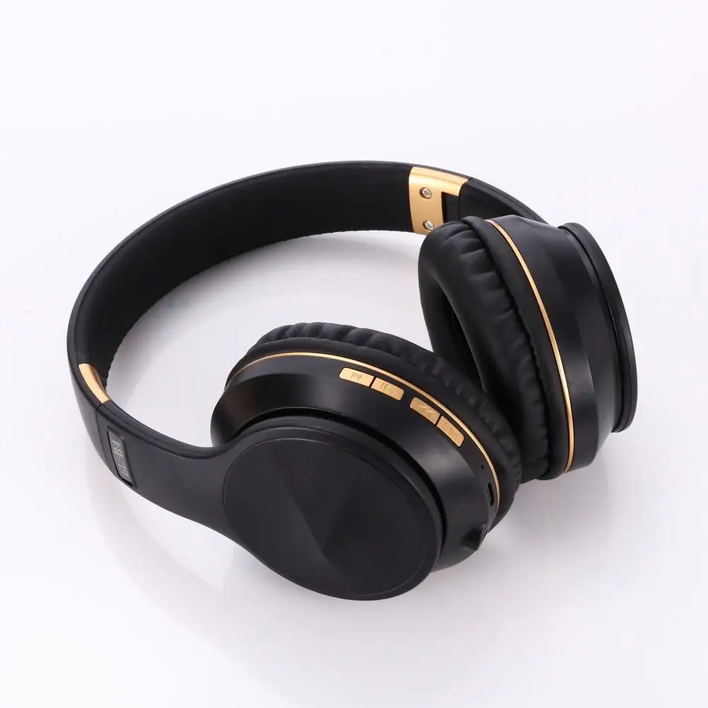 Over Ear Bluetooth 5.0 Stereo Bass Music FM Wireless Headphone Sports Gaming Headset Earphone With Mic