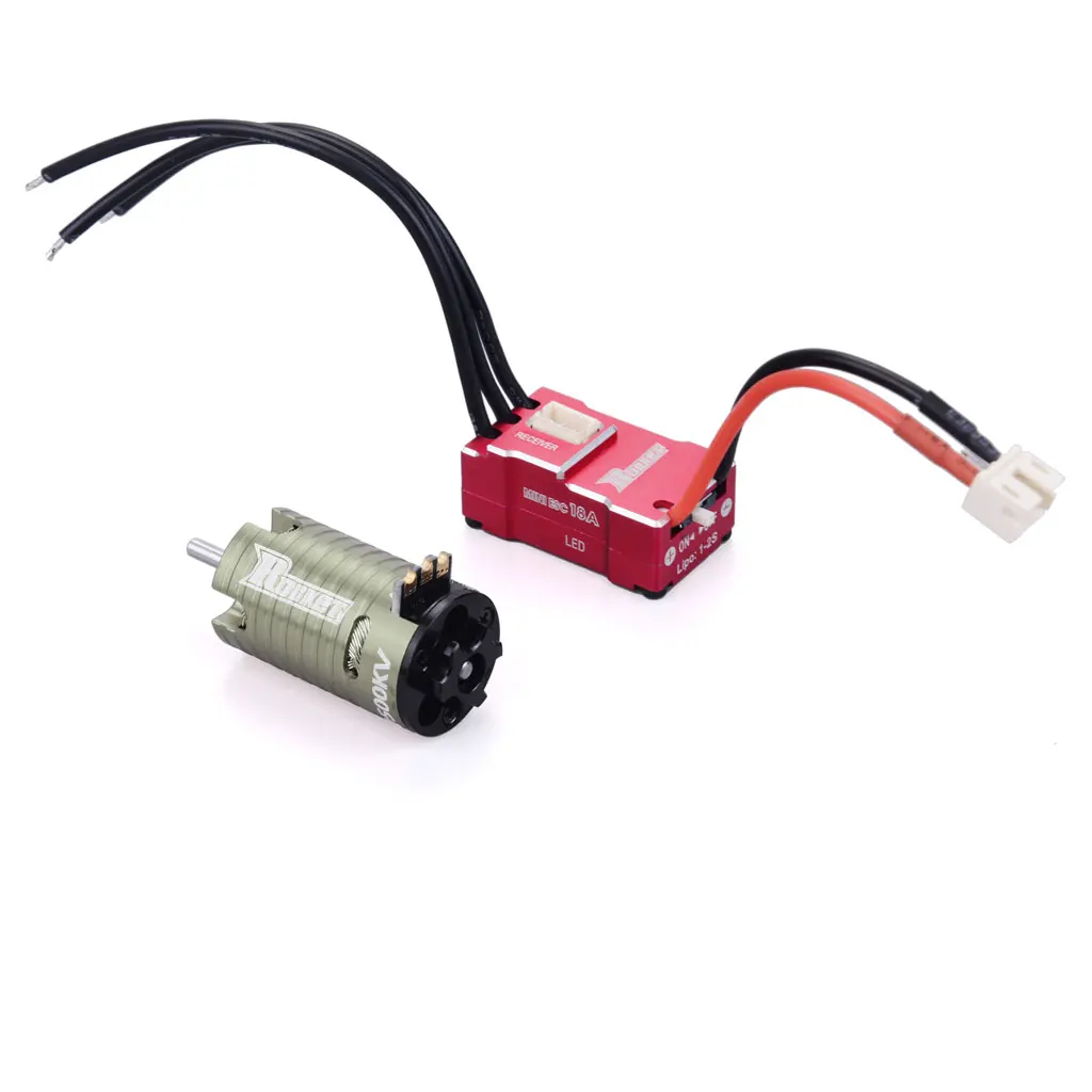 Rocket Mini1410 2500KV 3500KV 5500KV 7500KV 9500KV Borstelloze Motor 18A ESC voor Kyosho Mr03 Pro Atomic GLracing 1/28 1/32 RC Auto