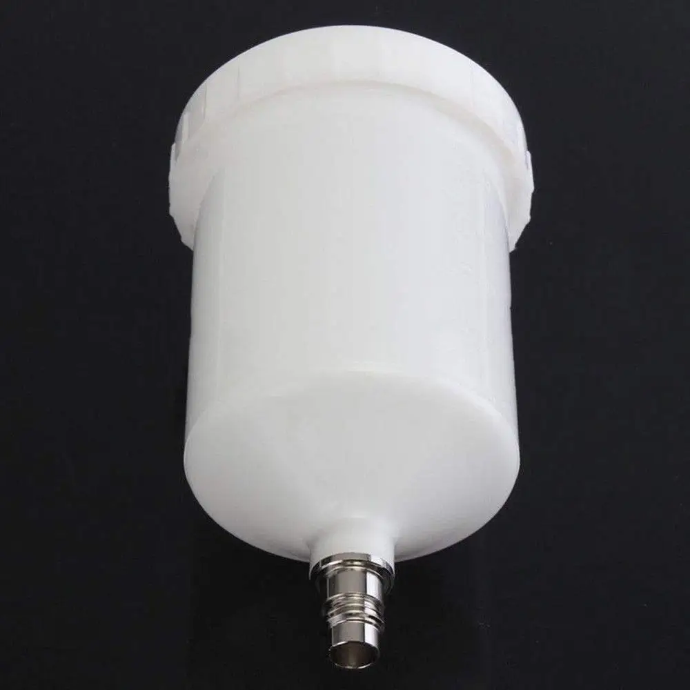 For Sata Sprayer Cup Connector Jet Paint Sprayer 600Ml white Plastic Hvlp Paint Cup Pot Accessories