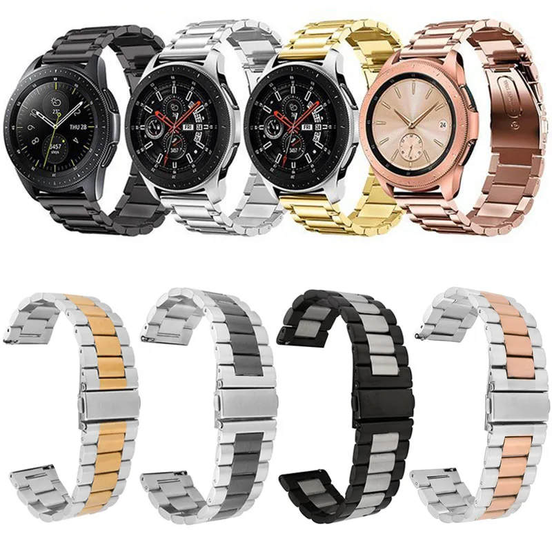 18mm 20mm 22mm 24mm Universal Watch Band Solid Stainless Steel Band Quick Release Metal Strap Bracelet Watch Accessories