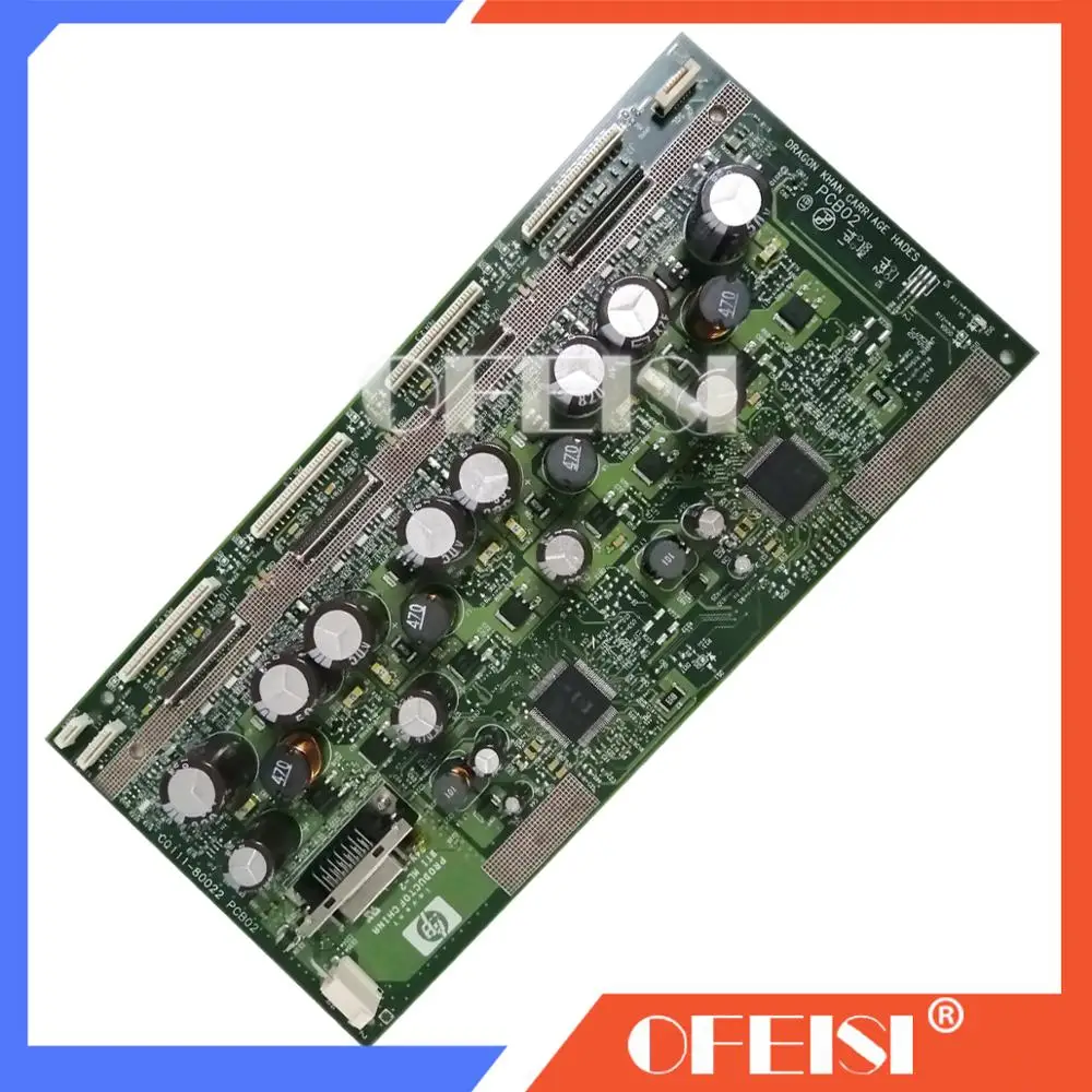 Imagem -04 - Carriage Pca Board Cq11180002 Cq10967034 Designjet T7100 T7200 Z6200 Z6800 ps Látex 310 320 330 Peças Plotter