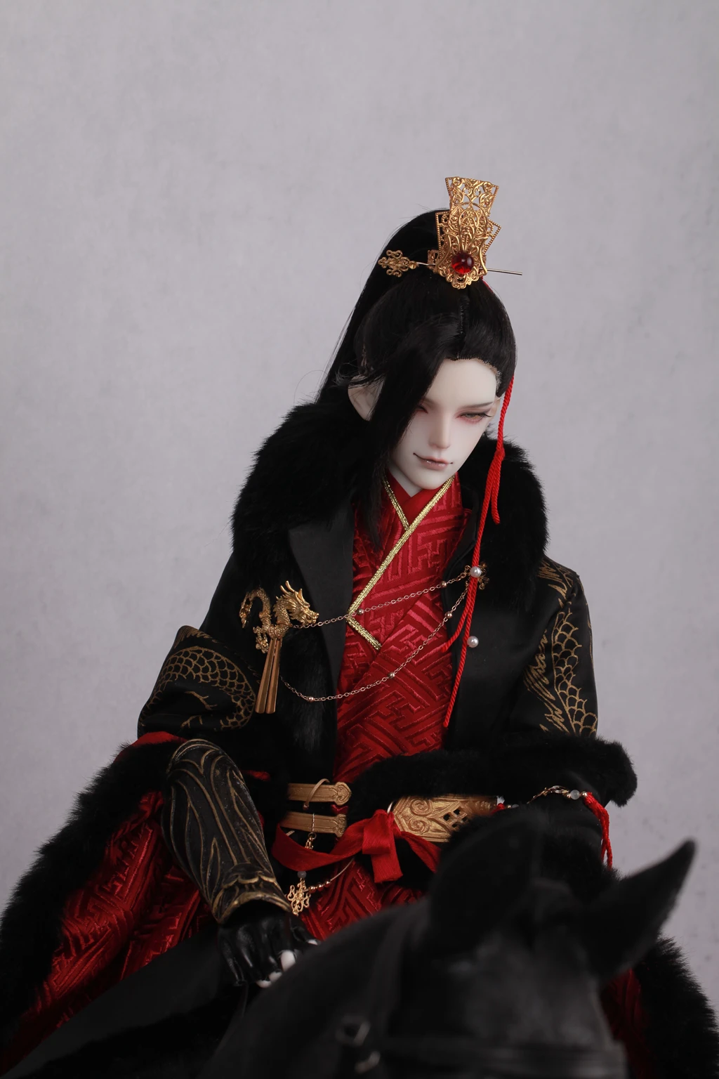 1/3 Scale Ancient Costume BJD Clothes Chinese Hanfu Robe Samurai Outfit for BJD/SD SSDF ID75 Strong Uncle Doll Accessories C1504