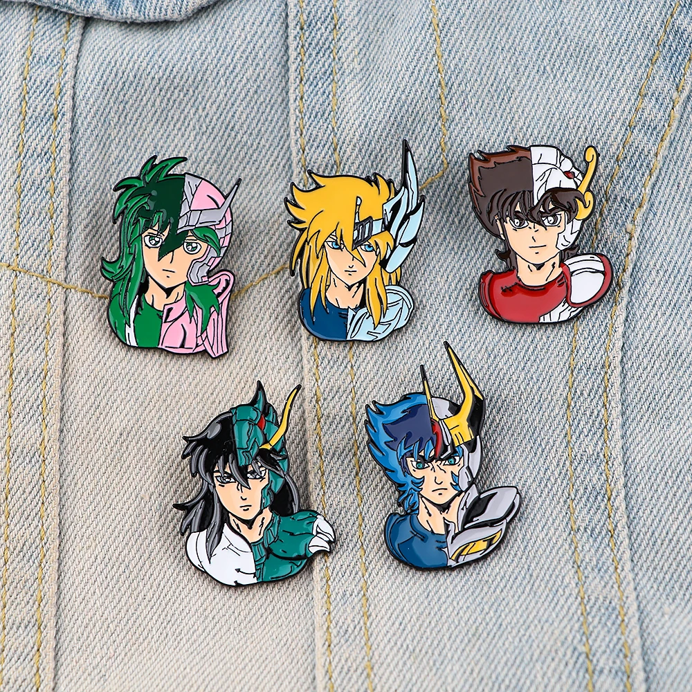 PF872 Japanese Anime Comics Cool Collection Enamel Pin Badge Pins for Clothes Backpack Decoration Jewelry Accessories Gifts