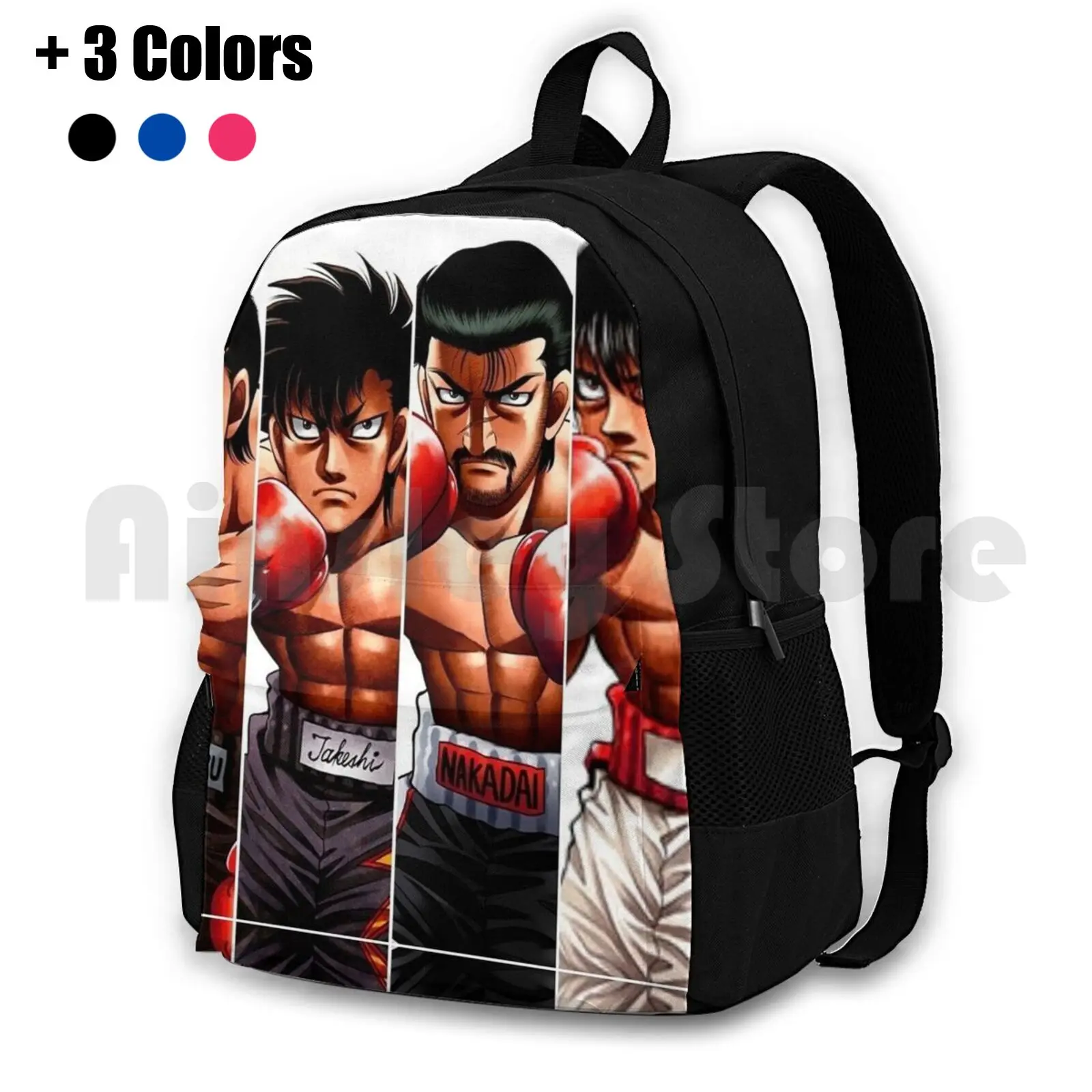 Hajime Outdoor Hiking Backpack Riding Climbing Sports Bag Hajime Makunouchi Ippo Hajime Boxing Boxer Hajime Sleeve Anime